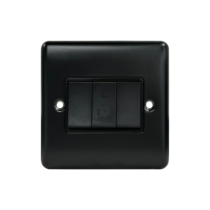 Caradok 3G 2Way 10A Switch Matt Black