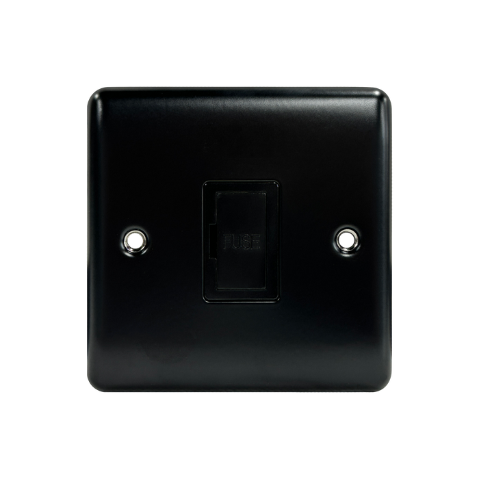 Caradok 13A Unswitched Spur Matt Black