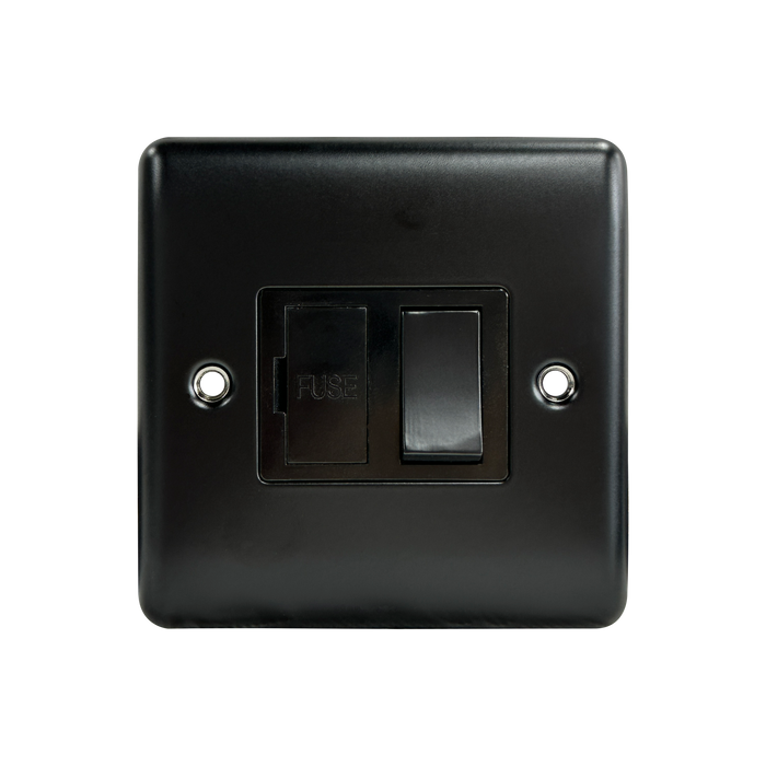 Caradok 13A Switched Spur Matt Black