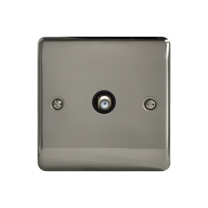 Caradok 1G Satellite Socket Black Nickel