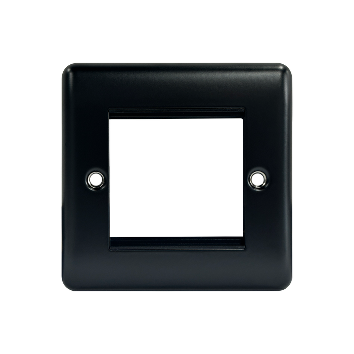 Caradok 1G 2 Module Data Plate Matt Black