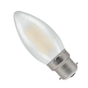 Crompton LED Candle 5w B22d 2700K Frosted Dimmable - 7178