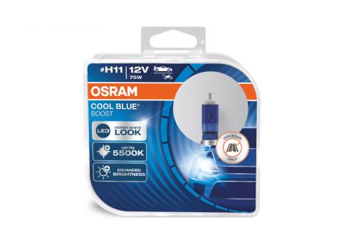 Osram 62211CBB-HCB Halogen 12V  Up to 5000K PGJ19-2 H11 80W 2 Halogen Bulbs
