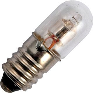 Schiefer E10 T10x28mm 110-130V Wire Ended 10000h Clear Red Neon Glass 2500K Non-Dimmable - 102896900