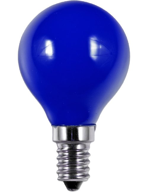 SPL LED E14 Filament Ball G45x75mm 230V 1W 360° AC Blue Non-Dimmable K Non-Dimmable - L147215006