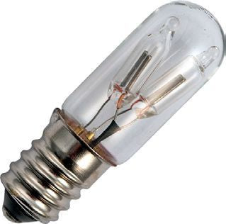 Schiefer E14 T16x54mm 220-240V Wire Ended 2x 10000h Clear Red Neon Glass with Resistor 2500K Non-Dimmable - 145497900