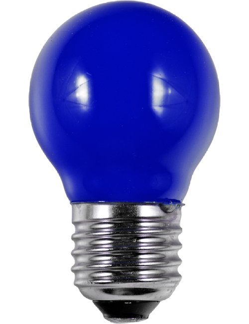 SPL LED E27 Filament Ball G45x75mm 230V 1W 360° AC Blue Non-Dimmable K Non-Dimmable - L277215006