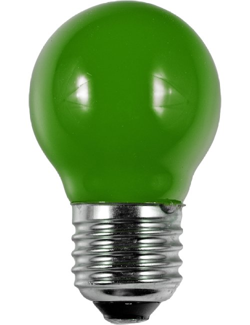 SPL LED E27 Filament Ball G45x75mm 230V 1W 360° AC Green Non-Dimmable K Non-Dimmable - L277215003
