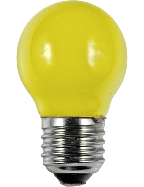 SPL LED E27 Filament Ball G45x75mm 230V 1W 360° AC Yellow Non-Dimmable K Non-Dimmable - L277215004
