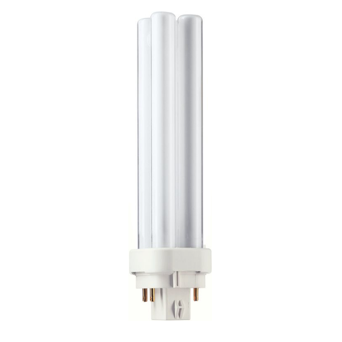 Energy Saving CFL Lamp, 18W 4-Pin G24q-2, Cool White 4000K