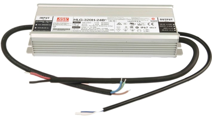 HLG-320H-24B - Mean Well LED Driver HLG-320H-24B 320W 24V