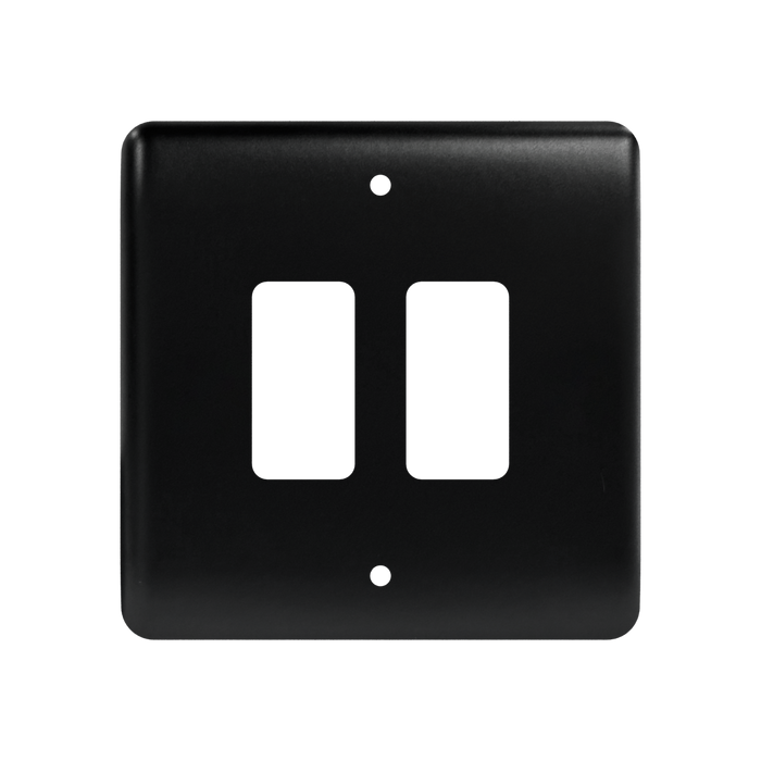 Caradok 2G Front Grid Plate Matt Black