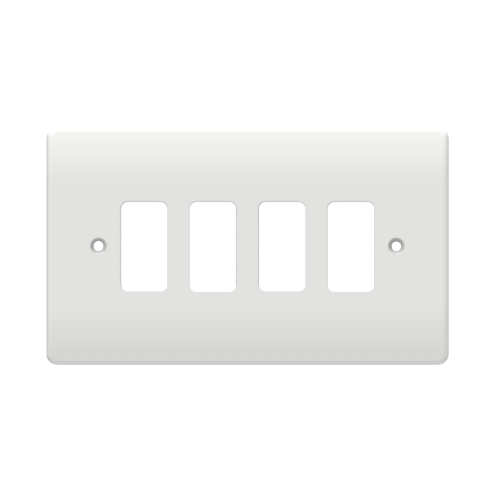 Caradok 4G Front Grid Plate White Moulded