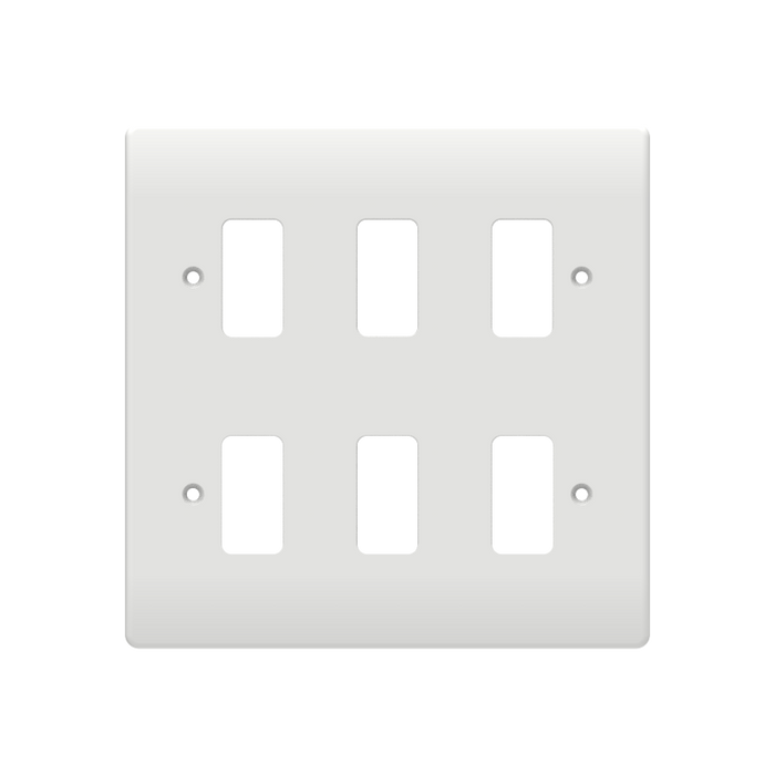 Caradok 6G Front Grid Plate White Moulded