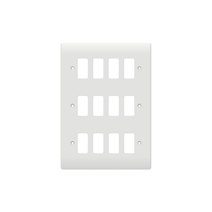 Caradok 12G Front Grid Plate White Moulded