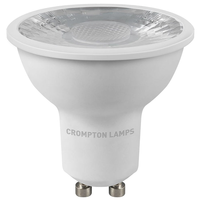 Crompton 16958 LED GU10 Thermal Plastic Non-Dim SMD 5W 3000K Light Bulb