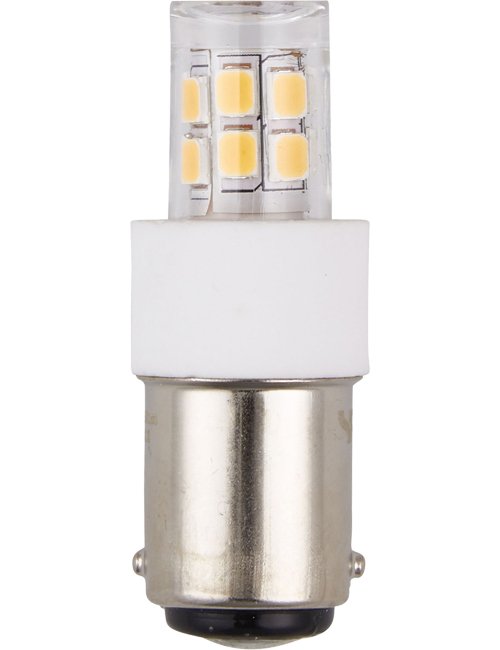 SPL LED Ba15d Tube T17x47mm 230V 255Lm 21W 2700K 827 360° AC Clear Non-Dimmable 2700K Non-Dimmable - L024352227-1