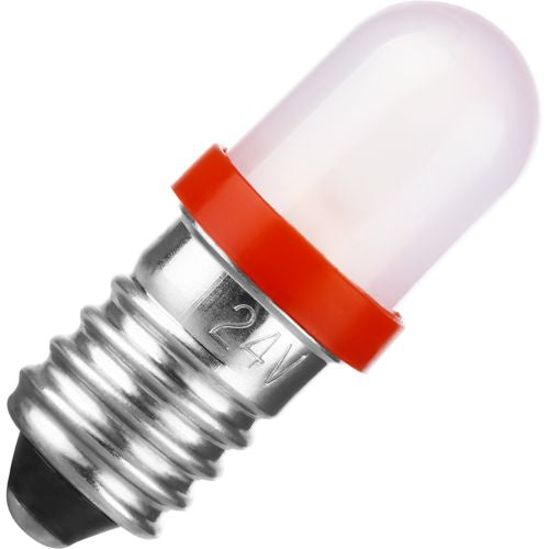 Schiefer E10 Single Led T85x28mm 230V 3mA AC/DC Diffused Red 20000h K Non-Dimmable - 102776602