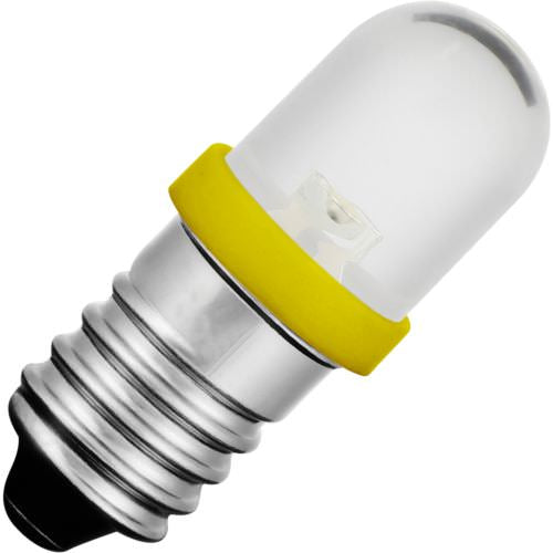 Schiefer E10 Single Led T85x28mm 130V 5mA AC/DC Water Clear Yellow 20000h K Non-Dimmable - 102787704