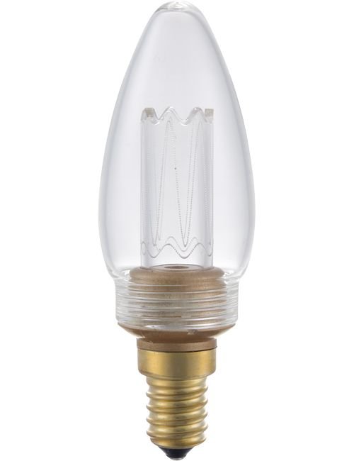 SPL LED E14 Vintage Candle C35x103mm 230V 65Lm 25W 2000K 820 360° AC Clear Dimmable 2000K Dimmable - L140013500