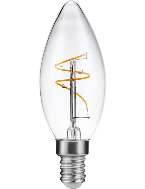 SPL LED E14 Slim Flexible Filament Candle C35x98mm 230V 320Lm 32W 2200K 922 360° AC Clear Dimmable 2200K Dimmable - LS149300022