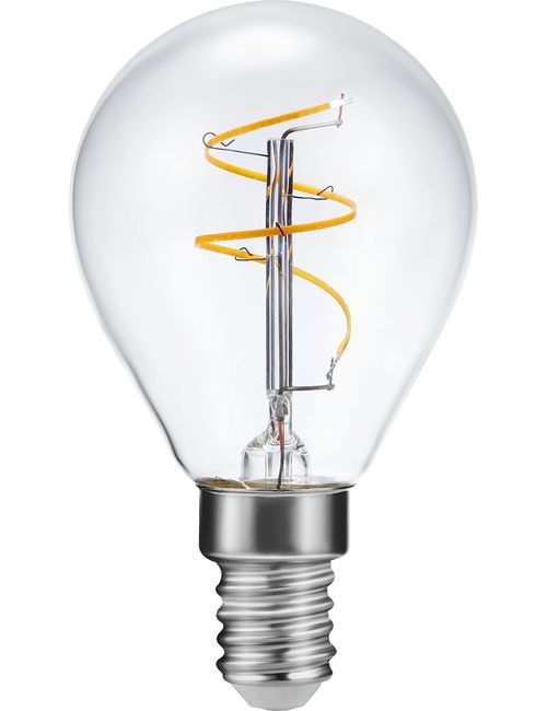 SPL LED E14 Slim Flexible Filament Ball G45x80 mm 230V 320Lm 32W 2200K 922 360° AC Clear Dimmable 2200K Dimmable - LS147230022