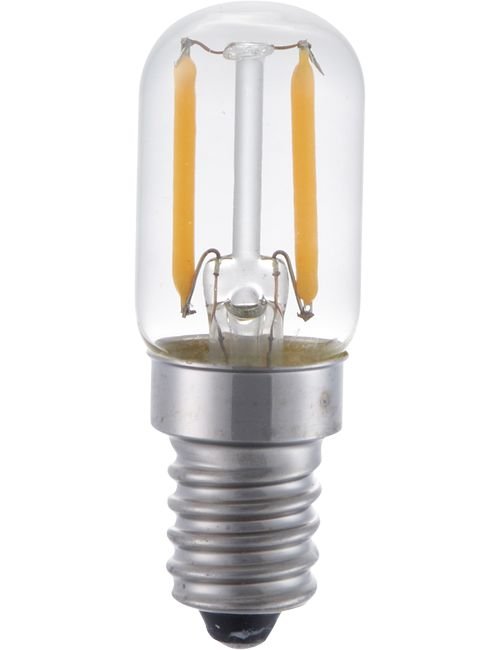SPL LED E14 Filament Tube T20x60 mm 230V 100Lm 15W 2500K 925 360° AC Clear Non-Dimmable 2500K Non-Dimmable - LV023820502