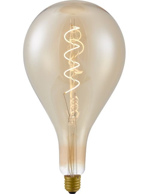SPL LED E27 Filament XXL FleX A165x300mm 230V 250Lm 4W 2000K 820 360° AC Gold Dimmable 2000K Dimmable - LF023981105