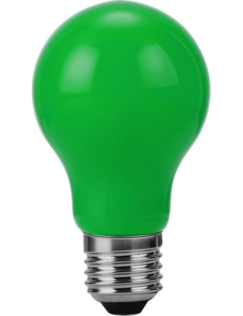 SPL LED E27 Filament GLS A60x105mm 230V 1W 360° AC Green Non-Dimmable K Non-Dimmable - 276015003