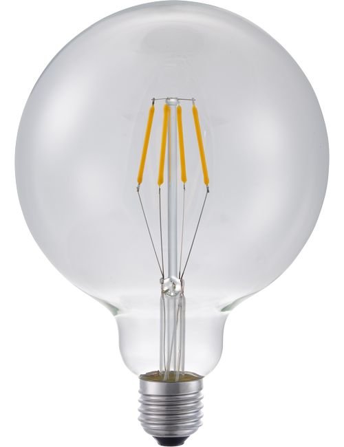 SPL LED E27 Filament Globe G125x180mm 230V 320Lm 4W 2500K 925 360° AC Clear Dimmable 2500K Dimmable - LF023825302