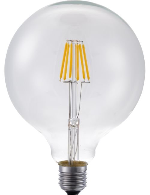 SPL LED E27 Filament Globe G125x180mm 230V 470Lm 65W 2200K 922 360° AC Clear Dimmable 2200K Dimmable - LF023825709