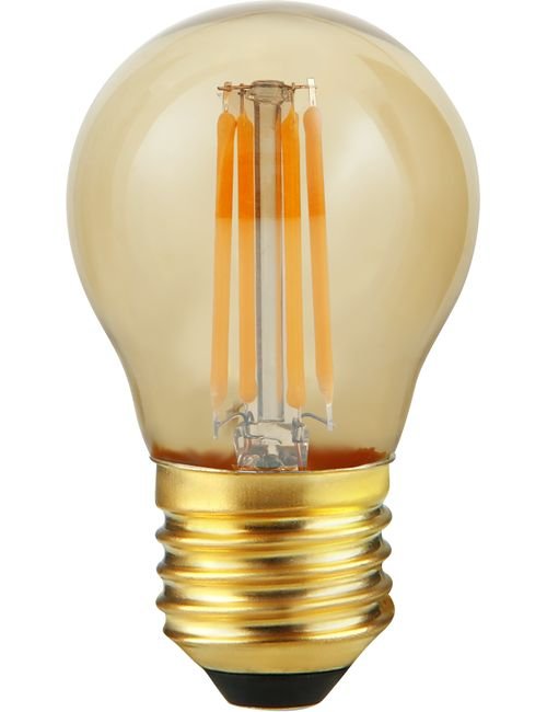 SPL LED E27 Filament Ball G45x75mm 230V 260Lm 4W 2200K 922 360° AC Gold Dimmable 2200K Dimmable - LX023820305