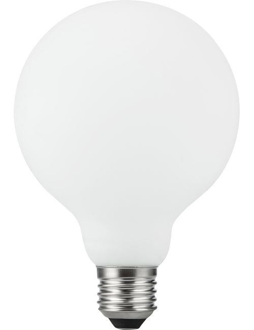 SPL LED E27 Filament Globe G95x135mm 230V 550Lm 55W 2500K 925 360° AC Matt White Dimmable 2500K Dimmable - LX023880688