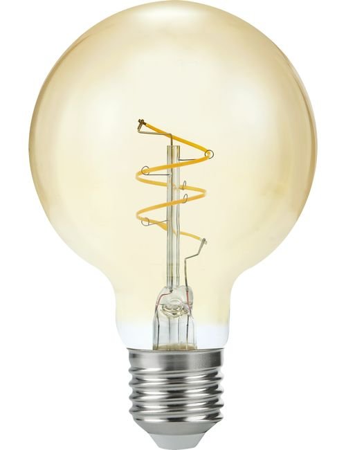 SPL LED E27 Slim Flexible Filament Globe G80x120mm 230V 470Lm 42W 2200K 922 360° AC Gold Dimmable 2200K Dimmable - LS278047022