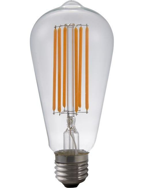 SPL LED E27 Filament Rustika ST64x143mm 230V 400Lm 65W 1800K 918 360° AC Clear Dimmable 1800K Dimmable - LF023860603