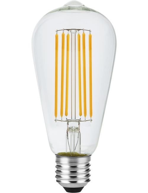 SPL LED E27 Filament Rustika ST64x143mm 230V 460Lm 55W 2200K 922 360° AC Clear Dimmable 2200K Dimmable - LX023860609