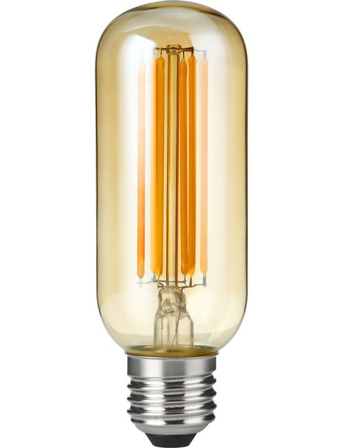 SPL LED E27 Filament Tube T45x130mm 230V 550Lm 65W 2200K 922 360° AC Gold Dimmable 2200K Dimmable - LX023822505