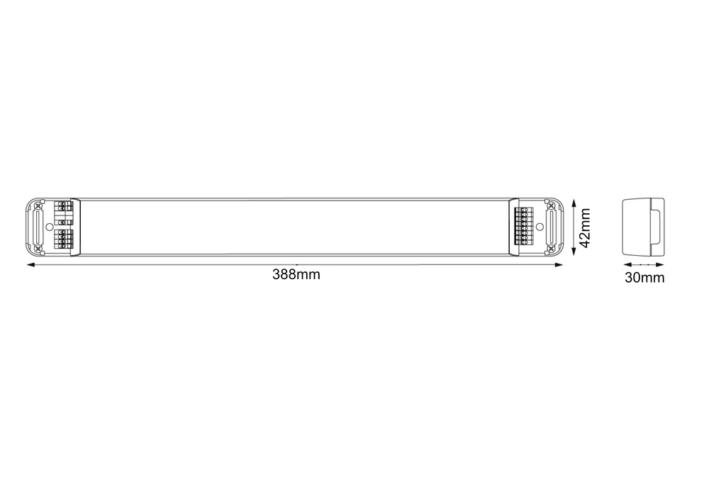 eldoLED LINEARdrive 100/A - 4x2A DMX/DALI Full-Colour Dimmable LED Driver