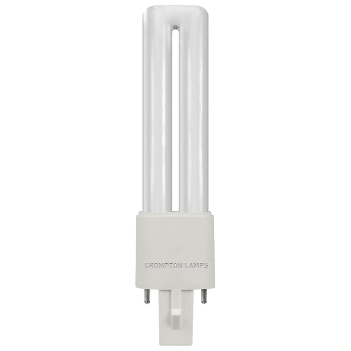 Crompton LS9CW LED CFL Single Turn S Type 2 Pin 4.5W (9W Equivalent) 4000K Light Bulb