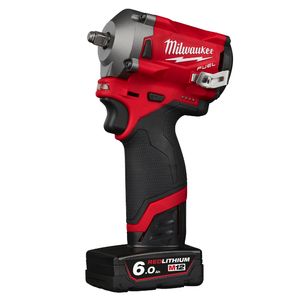 MILWAUKEE M12 FUEL SUB COMPACT 3/8 INCH IMPACT WRENCH KIT - M12FIW38-622X
