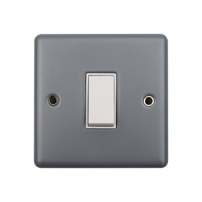 Caradok 1G 2W 10A Switch Metalclad Veritage