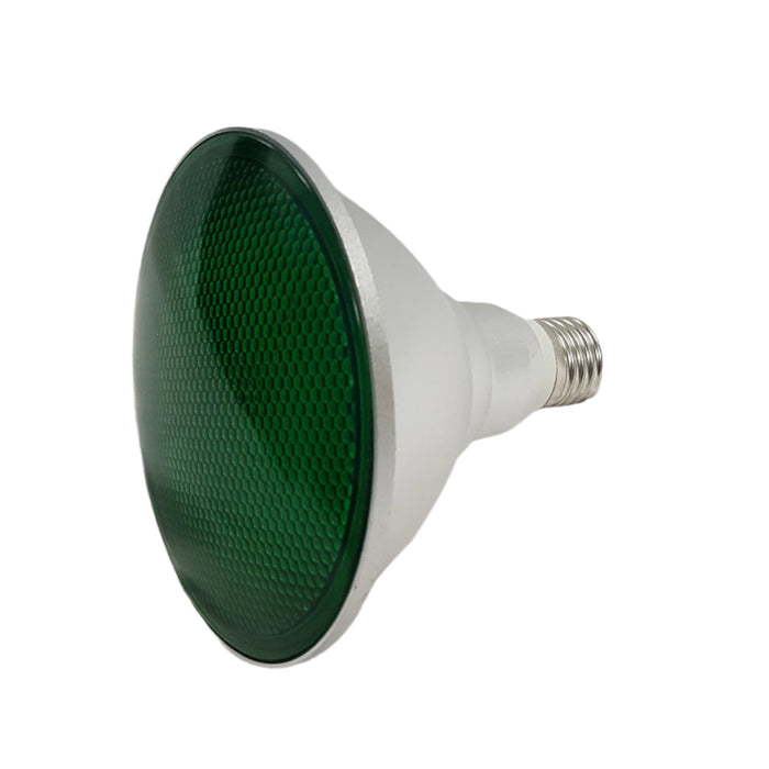 Casell 85-265v 15w 120° PAR38 Green LED E27 Light Bulb