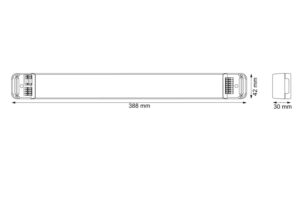 eldoLED SOLOdrive 1061/A1 - 100w 0-10v dimmable constant current LED driver with configuration