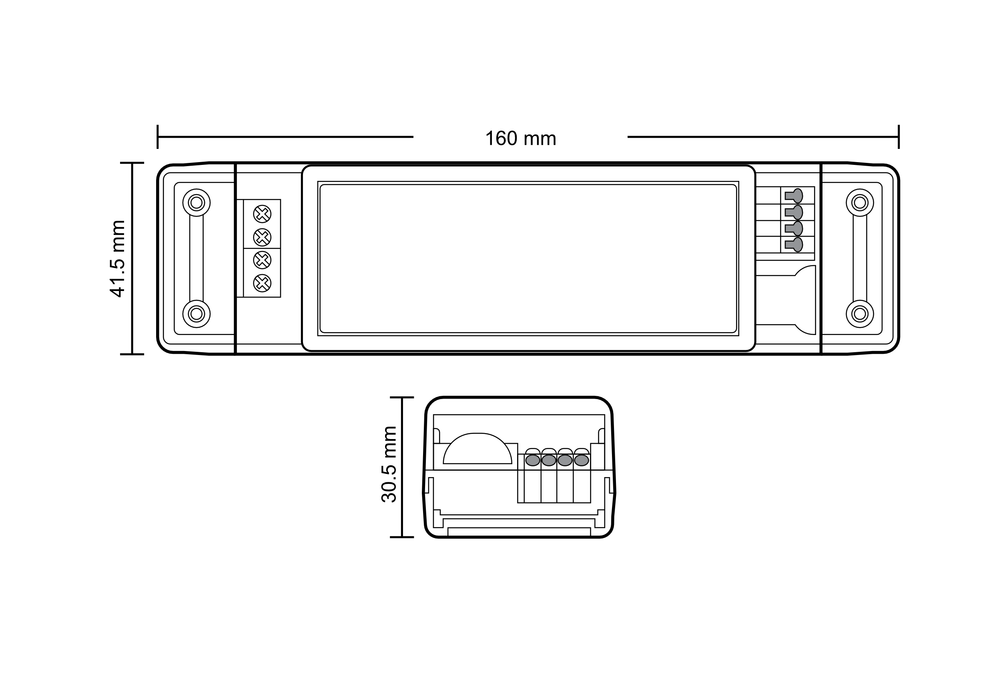 eldoLED SOLOdrive 240/A3 – 20w DALI dimmable constant current LED driver with configuration