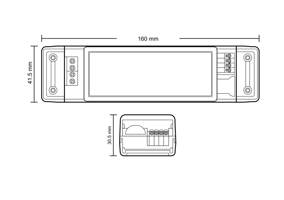 eldoLED SOLOdrive 241/A2 – 20w 0-10V dimmable constant current LED driver with configuration