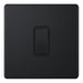 Selectric 5M-Plus Matt Black 1 Gang 10A Intermediate Switch with Black Insert