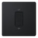 Selectric 5M-Plus Matt Black 1 Gang 45A DP Switch with Black Insert