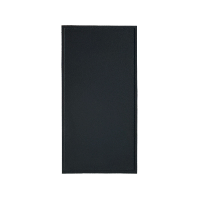 Caradok Blank Plate 25x50, Black