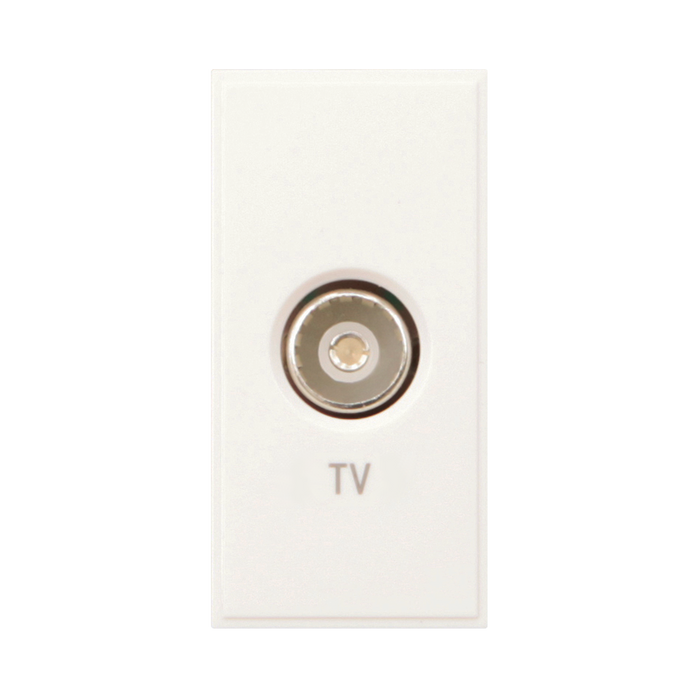 Caradok TV Outlet PCB 25x50, White