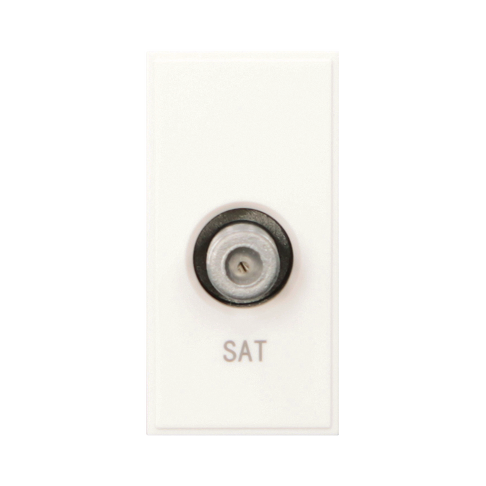 Caradok Satellite Outlet 25x50, White